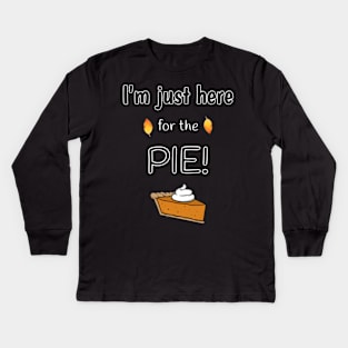 Thanksgiving Funny Holiday Kids Long Sleeve T-Shirt